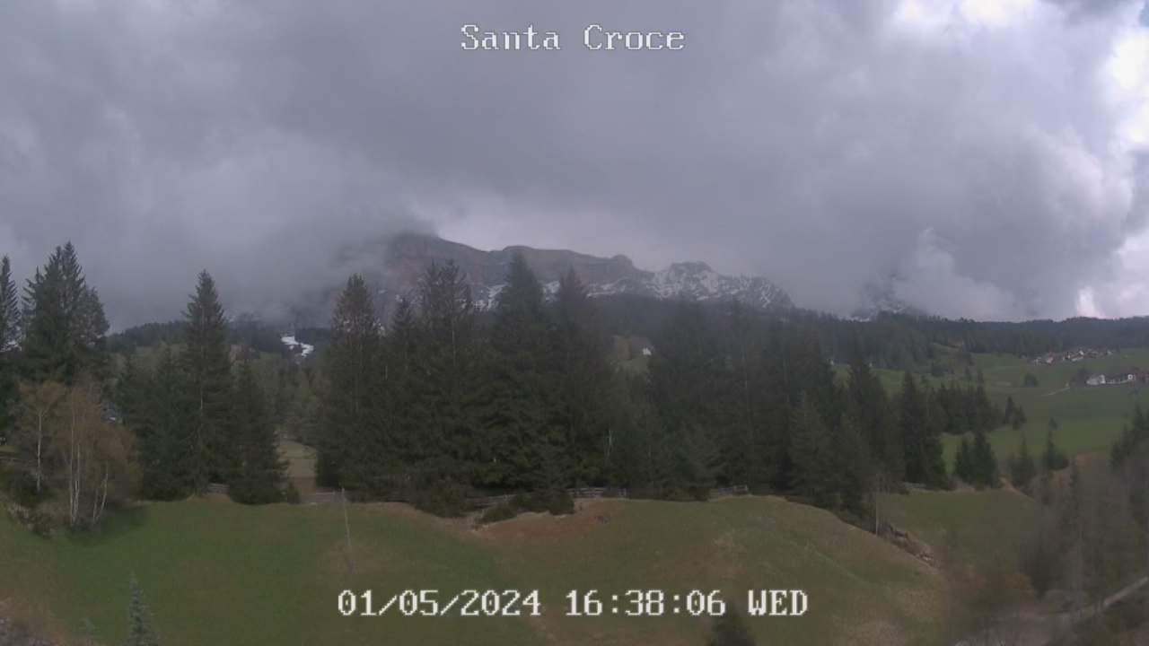 Webcam dallo Chalet alla Cascata verso Santa Croce