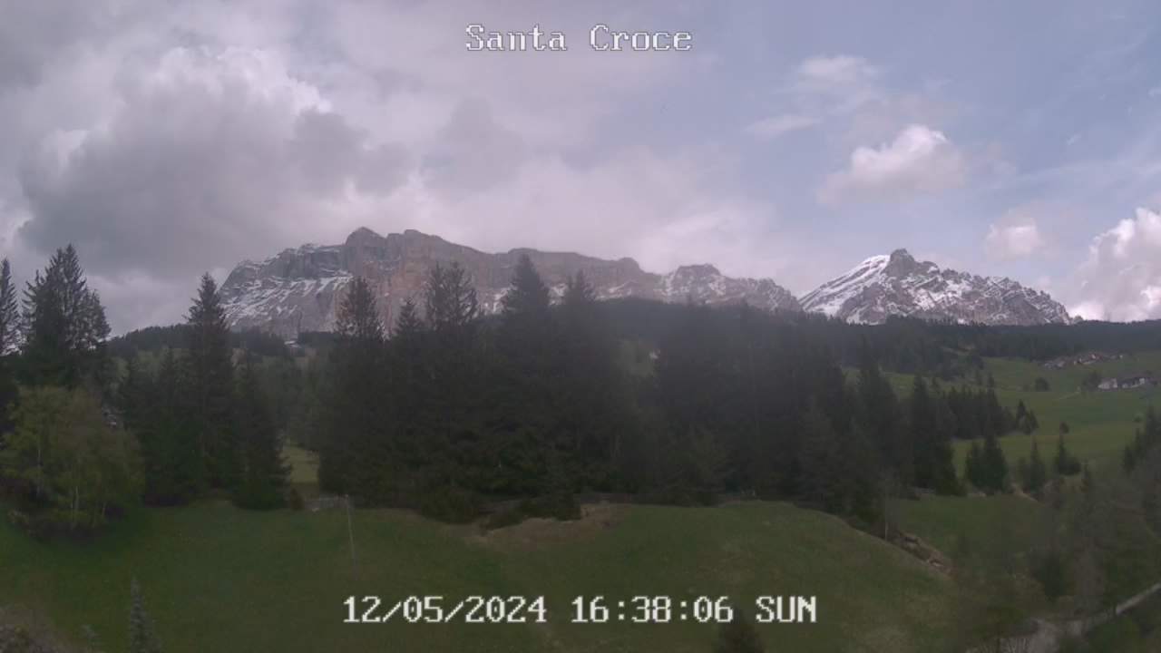 Webcam dallo Chalet alla Cascata verso Santa Croce